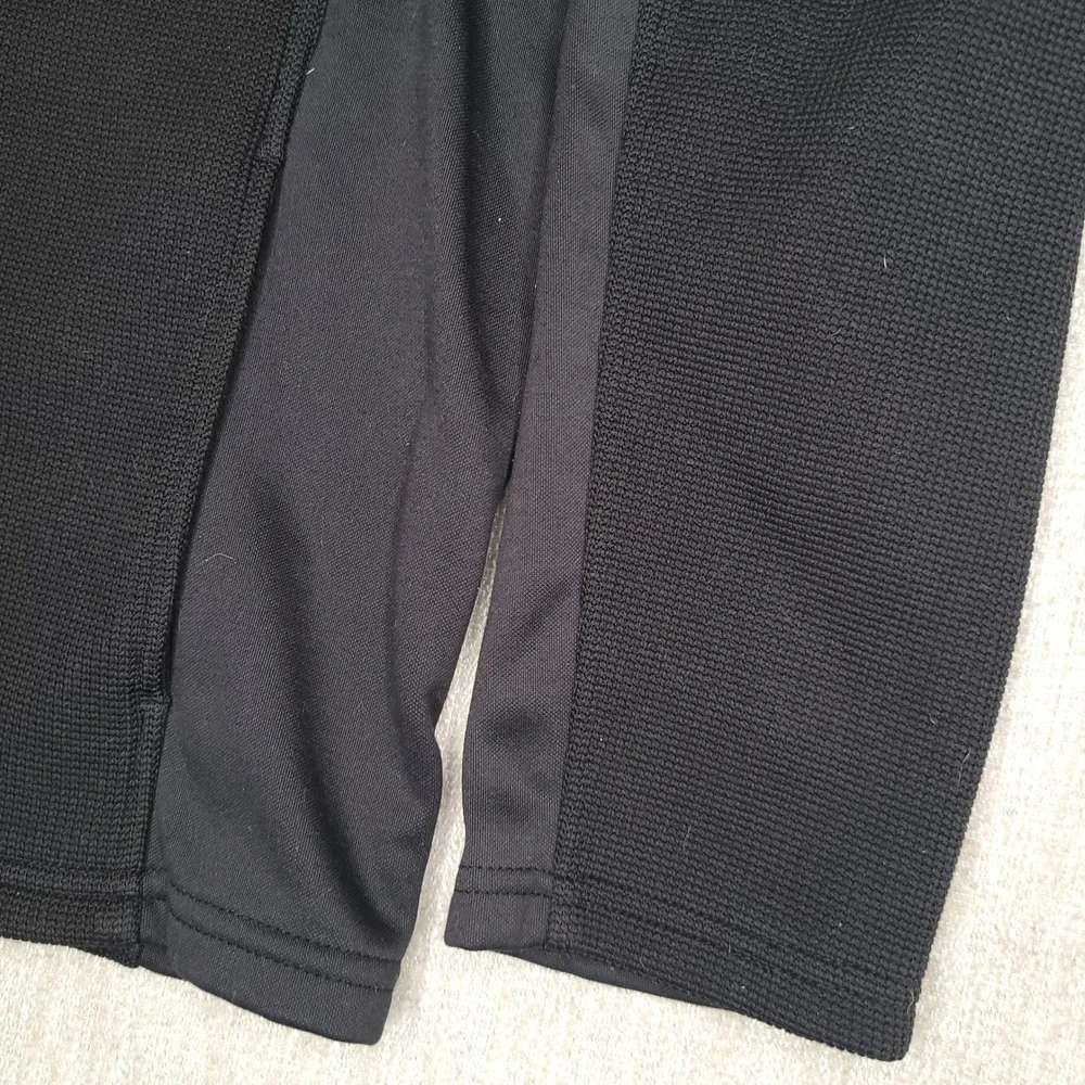 Spyder Full Zip Sweater Jacket Mens M Black Knit Fleece Core Midlayer Nice